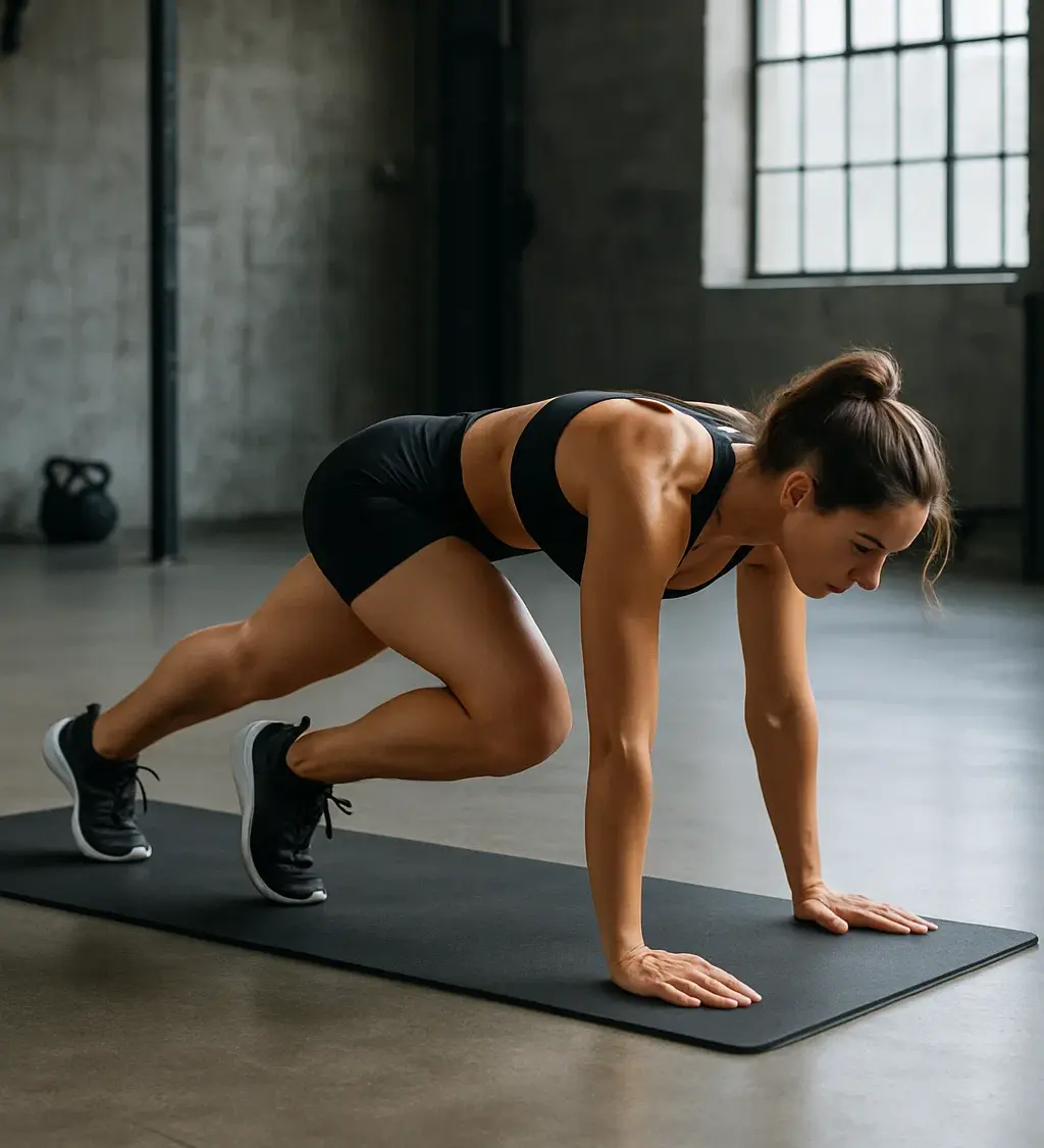 Mountain climbers exercise — consistent effort over time